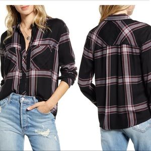 Rails Plaid Button Down
